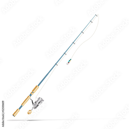 Vector: fishing rod fishing rod