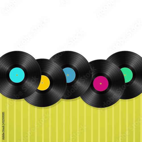 Vector: vinyls background vinyls background