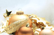 Golden Christmas decorations
