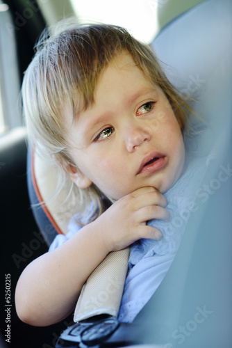 Photo: crying baby in carseat crying baby in carseat
