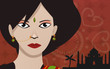 Indian girl in sari