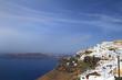 View of Santorini island in Greece