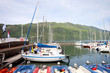 AIX-LES-BAINS, FRANCE - May 8, 2013 Sailing competition at the b