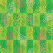 vector seamless autumn floral pattern