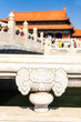 Ornament of bridge in forbidden city in Beijing