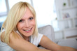 canvas print picture - Portrait of beautiful blond woman