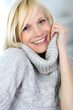 Photo: Portrait of beautiful woman in winter time Portrait of beautiful woman in winter time