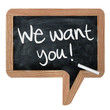 We want you!