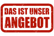 Illustration: Grunge Stempel rot ANGEBOT Grunge Stempel rot ANGEBOT