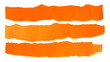Torn paper strips background.