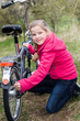 cycling girl