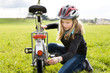 cycling girl