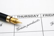 Weekly menu planner