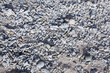 sable et morceaux de coraux sur plage