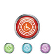 disabled sign vector .