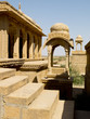 Détail de l'architecture d'un cénotaphe en Inde.