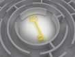 Key to labyrinth