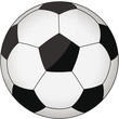 canvas print picture - Fussball Blanko