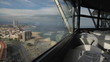 timelapse of the barcelona skyline shot from high vantage point