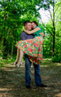 woman with a man