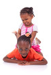 Cute Little African American G...