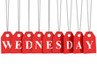 Wednesday discount red etiquettes