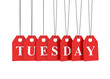 Tuesday discount red etiquettes
