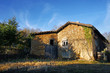 old house in the countryside with creeper plants