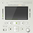 Multimedia user interface set - graphic design elements