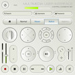 Multimedia user interface set - graphic design elements