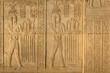 Hieroglyphic carvings in Kom Ombo temple, Egypt