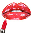 Makeup. Square composition with a lot of useful copy-space.