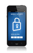Photo: Mobile security concept Mobile security concept