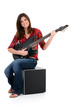 Teen Guitar Player