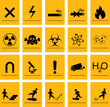 Danger icons