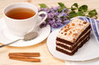 Sponge cake with nuts