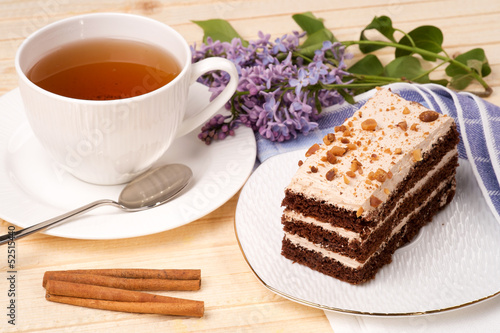 Photo: Sponge cake with nuts Sponge cake with nuts