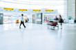 canvas print picture - am Flughafen