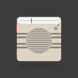 Retro radio, vector
