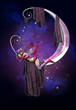Illustration : Sleeping on the Moon Sleeping on the Moon