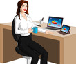 Businesswoman In The Office