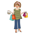 woman at shopping