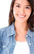 Casual woman smiling