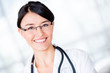Friendly female doctor