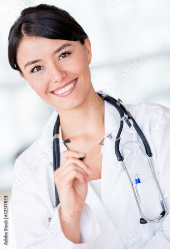 Photo: Happy female doctor Happy female doctor