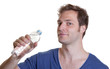 Foto: Ein Schluck Wasser nach dem Sport Ein Schluck Wasser nach dem Sport