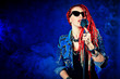 girl singing