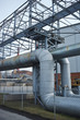 Modern refinery with blue sky