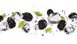 Photo: Ice fruit on white background Ice fruit on white background