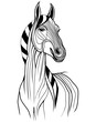 Horse symbol vector